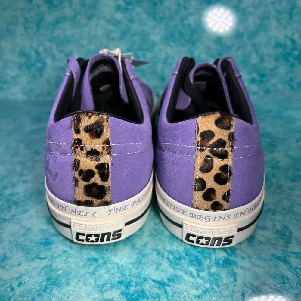 Converse One Star Pro Suede Sean Pablo Men's Purple Low Top Shoes Sneakers - Picture 4 of 5